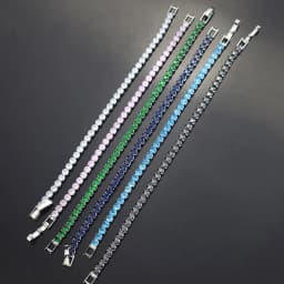 4mm Micro-inlaid Zircon Tennis Bracelet for Women 2025 New  Men Bracelet Homme Jewelry Accessories Wholesale