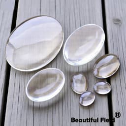 8x10mm 10x14mm 13x18mm 18x25mm 20x30mm 30x40mm Clear Oval Glass Cabochons Blank Set Handmade Settings Stones Transparent Domed