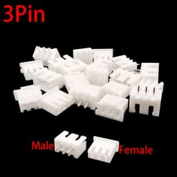 100Pcs JST XH2.54 2/3/4/5 Pin Terminals Plastic Shell Male Plug + Female Socket Wire Connector XH 2.54 2P 3P 4P 5P