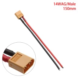 Male Female Connector Plug with Silicon 12 AWG/14 AWG Wire XT60 Connector Plug Cable Dual Extension Battery