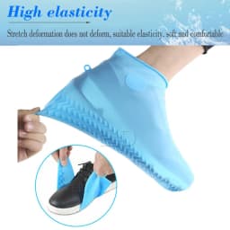 Boots Waterproof Shoe Cover Silicone Material Unisex Shoes Protectors Rain Boots for Indoor Outdoor Rainy Day Reusable man women