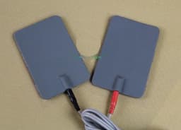 10pcs/lot(5pair) 7*10.5cm Electrode Pads for Tens EMS Unit with 2mm Connector for Slimming Massager Digital Therapy Machine