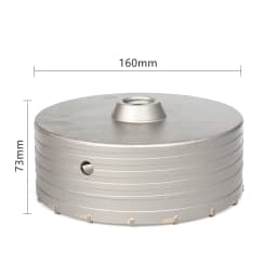 110-500mm SDS PLUS Shank 30-160mm Concrete Hole Saw Electric Hollow Core Drill Bit Cement Stone For Air Conditioner Tube