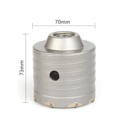 110-500mm SDS PLUS Shank 30-160mm Concrete Hole Saw Electric Hollow Core Drill Bit Cement Stone For Air Conditioner Tube