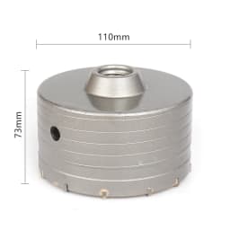 110-500mm SDS PLUS Shank 30-160mm Concrete Hole Saw Electric Hollow Core Drill Bit Cement Stone For Air Conditioner Tube