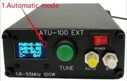 ATU-100 ATU100 Machine 1.8-50MHz ATU100mini Automatic Antenna Tuner by N7DDC 7x7 3.2Firmware Programmed OLED