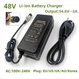 48V Charger Output 54.6V2A Lithium Battery Charger for 48V Kugoo M4 kugoo X1 M4 Pro Speedway leger Mini 4 pro