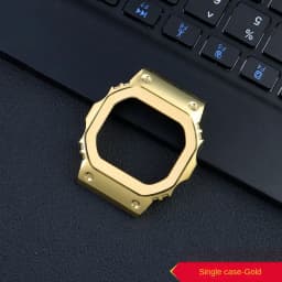 DW5600 metal case+strap for Casio G-SHOCK DW-5600 GW-M5610 GW-B5600 personalized modification DIY set watch parts accessories