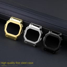 DW5600 metal case+strap for Casio G-SHOCK DW-5600 GW-M5610 GW-B5600 personalized modification DIY set watch parts accessories