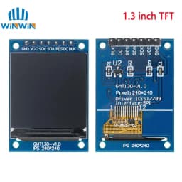 TFT Display 0.96/1.3/1.44/1.77/1.8/2.4/2.8 inch IPS 7P SPI HD 65K TFT Full Color LCD Module ST7735 Drive IC 80*160 For Arduino