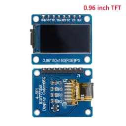 TFT Display 0.96/1.3/1.44/1.77/1.8/2.4/2.8 inch IPS 7P SPI HD 65K TFT Full Color LCD Module ST7735 Drive IC 80*160 For Arduino