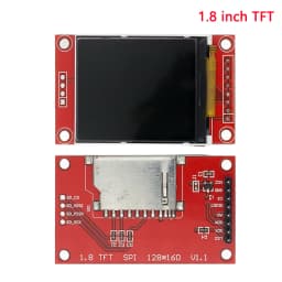 TFT Display 0.96/1.3/1.44/1.77/1.8/2.4/2.8 inch IPS 7P SPI HD 65K TFT Full Color LCD Module ST7735 Drive IC 80*160 For Arduino