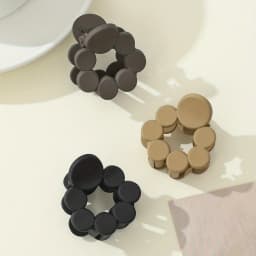 3pcs Matte Hair Claw Clip Simple Style Shark Claw Clips Solid Color Hair Claw Elegant Hair Clips For Women