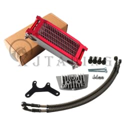 Motorcycle Oil Cooler Oil Radiator Kit For Honda Monkey Yamaha Kawasaki 50cc-140cc Pit Dirt Bike Scooter Moped Enduro Motocross