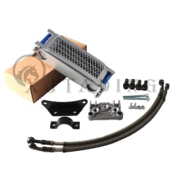 Motorcycle Oil Cooler Oil Radiator Kit For Honda Monkey Yamaha Kawasaki 50cc-140cc Pit Dirt Bike Scooter Moped Enduro Motocross