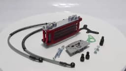 Motorcycle Oil Cooler Oil Radiator Kit For Honda Monkey Yamaha Kawasaki 50cc-140cc Pit Dirt Bike Scooter Moped Enduro Motocross