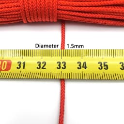 Diameter 1.5mm Paracord Camping Clothesline Tactical Bracelet Accessory Bracelet Necklace Rope for Jewelry Beading Bracelet
