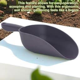 Soil Scoops Large Capacity Garden Shovel With Ergonomic Handle Gardening Hand Tools For Beach Play Pot Planting Soil Digging