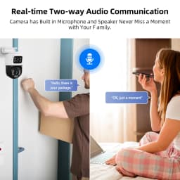 KERUI Waterproof 6MP HD POE Surveillance Camera System Dual Lens PTZ WIFI IP Home Security 4CH 8CH POE NVR Video H.265 CCTV Kit