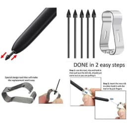 Pen Tip For Galaxy Tab S6 Lite S6 S7 S8 Stylus Pen Replacement Tip Nib For Samsung Galaxy Tab S7 FE S8+ S8 Ultra Spare Nibs