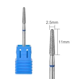 Nail Drill Bits Electric Manicure Milling Cutter Drill Bit for Nails Diamond Cuticle Cutter Flame Bit Nail Drill Clean Bits Burr