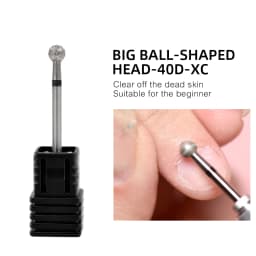 Nail Drill Bits Electric Manicure Milling Cutter Drill Bit for Nails Diamond Cuticle Cutter Flame Bit Nail Drill Clean Bits Burr