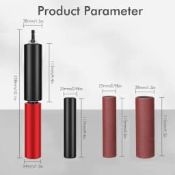 Sanding Rod Sanding Wood Metal Plastic Glass Stone Mini Belt Sander Electric Drill Attachment Lithium Electric Drill Conversion