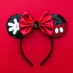 Mickey Mouse Hairbands The Lion King Mufasa Simba Ears Headbands for Girls Kid Disney Pumbaa Headwear Women Bow Hair Accessories