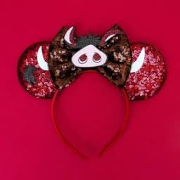 Mickey Mouse Hairbands The Lion King Mufasa Simba Ears Headbands for Girls Kid Disney Pumbaa Headwear Women Bow Hair Accessories