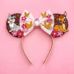 Mickey Mouse Hairbands The Lion King Mufasa Simba Ears Headbands for Girls Kid Disney Pumbaa Headwear Women Bow Hair Accessories