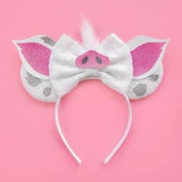 Mickey Mouse Hairbands The Lion King Mufasa Simba Ears Headbands for Girls Kid Disney Pumbaa Headwear Women Bow Hair Accessories