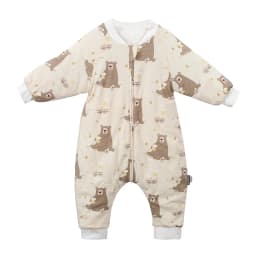 Baby Sleeping Bag Cute Girls Winter Warm Baby Sleepsack With Feet 1-4Years Kids Growth Blanket Sleepwear Children'S Sleeping Bag