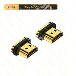 Elbow HDMI-Compatible 2.1 Male to Female Magnetic Adapter for TV Box PS5 USB HUB High Speed 8K/60Hz 4K/120Hz 48Gbps eARC Cable