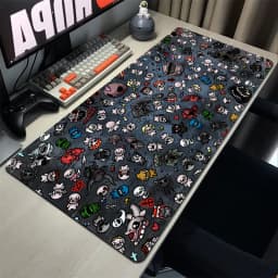 The Binding Of Isaac Mousepad Gamer Gaming Keyboard Pad Computer Accessories Deskmat Mouse Mats Rubber Mat Pc Cabinet Mausepad