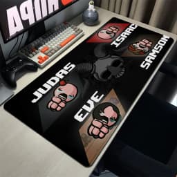 The Binding Of Isaac Mousepad Gamer Gaming Keyboard Pad Computer Accessories Deskmat Mouse Mats Rubber Mat Pc Cabinet Mausepad