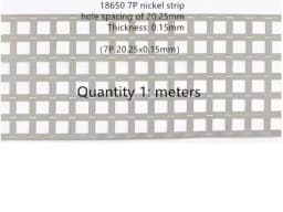 1Meter 0.15*20.25mm Nickel Strip Lithium Battery Nickel Strips For 18650 Battery Pack 2P/3P/4P5P/6P/7P Spot Welding Nickel Belt