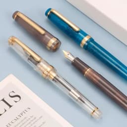 Jinhao 82 Fountain Pen Luxury Acrylic Ink Pen Spin EF F M Nib Elegante Business Office School Supplies Writing Pen Stationery