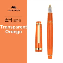 Jinhao 82 Fountain Pen Luxury Acrylic Ink Pen Spin EF F M Nib Elegante Business Office School Supplies Writing Pen Stationery