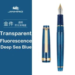 Jinhao 82 Fountain Pen Luxury Acrylic Ink Pen Spin EF F M Nib Elegante Business Office School Supplies Writing Pen Stationery