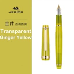 Jinhao 82 Fountain Pen Luxury Acrylic Ink Pen Spin EF F M Nib Elegante Business Office School Supplies Writing Pen Stationery