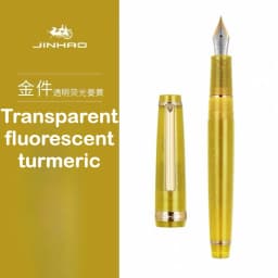 Jinhao 82 Fountain Pen Luxury Acrylic Ink Pen Spin EF F M Nib Elegante Business Office School Supplies Writing Pen Stationery