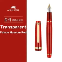 Jinhao 82 Fountain Pen Luxury Acrylic Ink Pen Spin EF F M Nib Elegante Business Office School Supplies Writing Pen Stationery