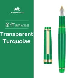 Jinhao 82 Fountain Pen Luxury Acrylic Ink Pen Spin EF F M Nib Elegante Business Office School Supplies Writing Pen Stationery