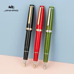 Jinhao 82 Fountain Pen Luxury Acrylic Ink Pen Spin EF F M Nib Elegante Business Office School Supplies Writing Pen Stationery
