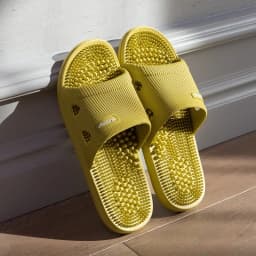 Solid Colour Men's Slippers Bathroom Anti-slip Massage Sandals Women Simple Soft Bottom Health Shoes Zapatillas Casa Hombre