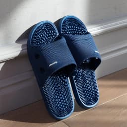 Solid Colour Men's Slippers Bathroom Anti-slip Massage Sandals Women Simple Soft Bottom Health Shoes Zapatillas Casa Hombre