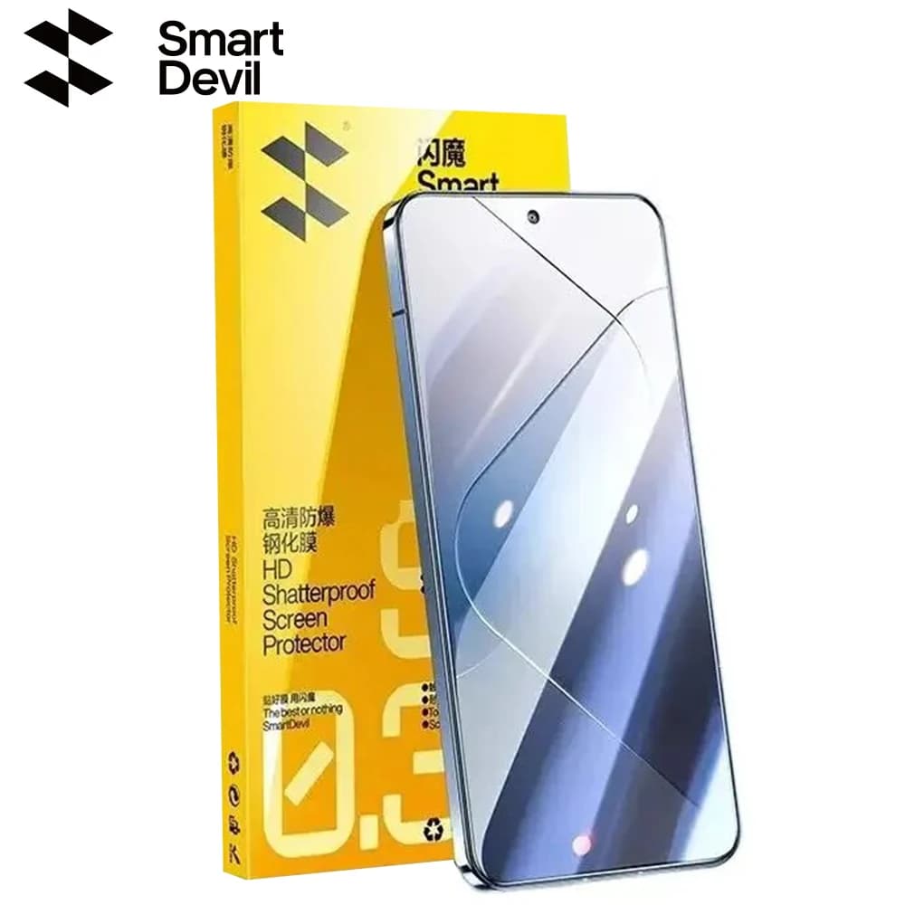 SmartDevil 2Pcs Screen Protector For Xiaomi 14 HD Tempered Glass Film Non Full Screen Anti-fingerprint Clear Anti-bluelight