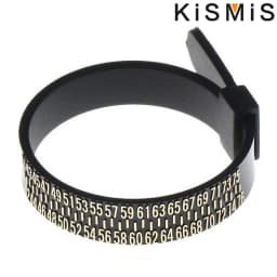 KISMIS 1PC White/Black US/EU Sizes Wedding Ring Band Ring Sizer Measure Genuine Tester Finger Gauge Jewelry Accessory Tools