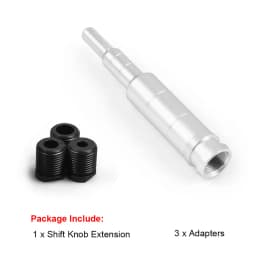 133mm Aluminum Shift Knob Extender Extension Lever Gear Manual Shifter Rod M10x1.5 Straight Lever Extender For Honda