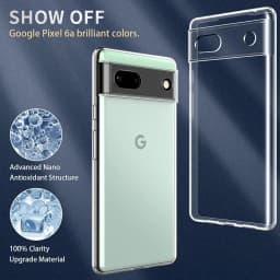 Ultra Thin Clear Case For Google Pixel 6 6A 7 7A Pro Google Pixel 8 Pro Transparent Cover Fundas